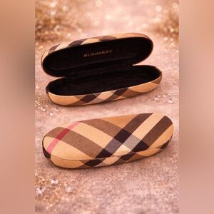 Authentic Burberry Nova Check Eyeglass / Sunglass Case